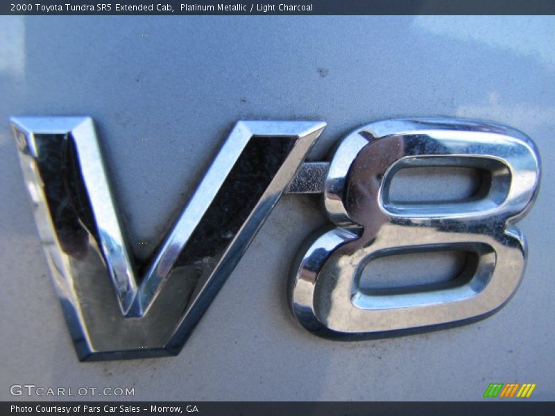 Platinum Metallic / Light Charcoal 2000 Toyota Tundra SR5 Extended Cab