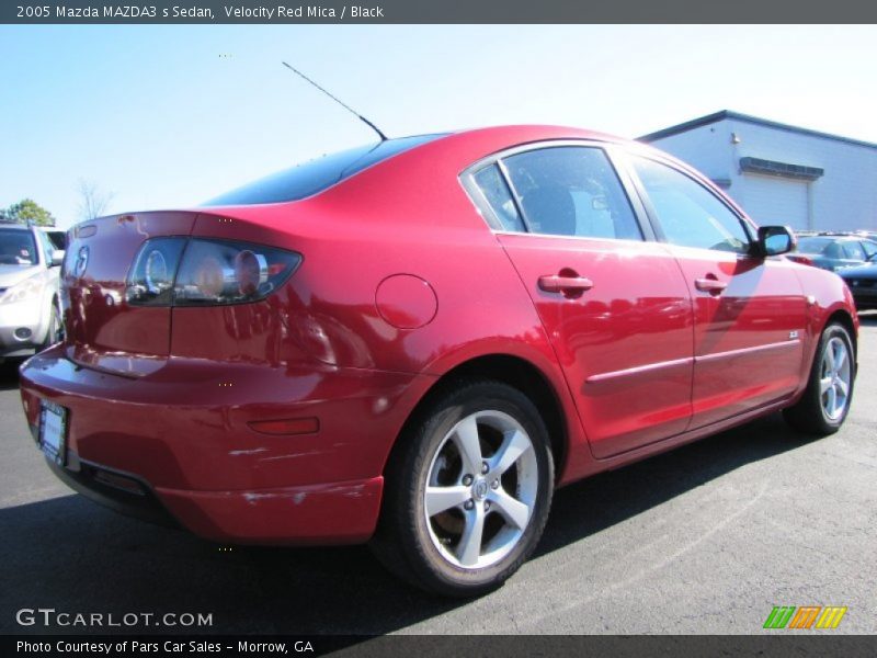 Velocity Red Mica / Black 2005 Mazda MAZDA3 s Sedan