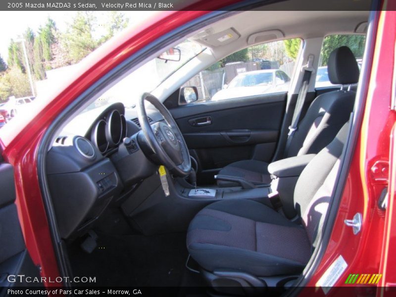 Velocity Red Mica / Black 2005 Mazda MAZDA3 s Sedan