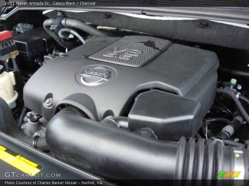 Galaxy Black / Charcoal 2011 Nissan Armada SV