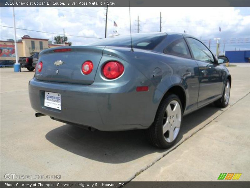 Silver Moss Metallic / Gray 2010 Chevrolet Cobalt LT Coupe