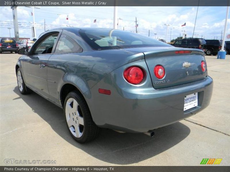 Silver Moss Metallic / Gray 2010 Chevrolet Cobalt LT Coupe