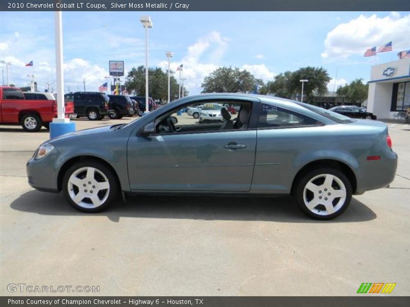 Silver Moss Metallic / Gray 2010 Chevrolet Cobalt LT Coupe