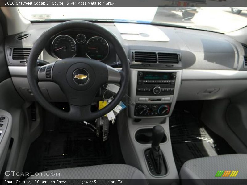Silver Moss Metallic / Gray 2010 Chevrolet Cobalt LT Coupe