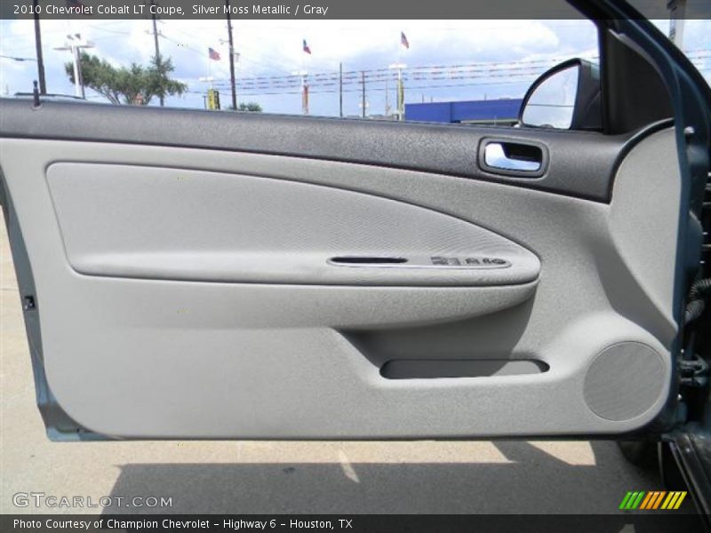 Silver Moss Metallic / Gray 2010 Chevrolet Cobalt LT Coupe