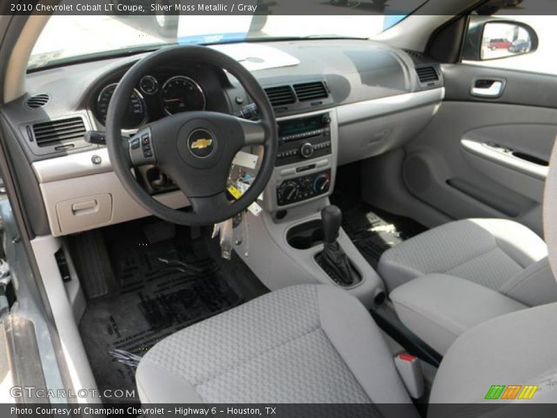 Silver Moss Metallic / Gray 2010 Chevrolet Cobalt LT Coupe