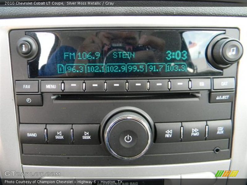 Silver Moss Metallic / Gray 2010 Chevrolet Cobalt LT Coupe