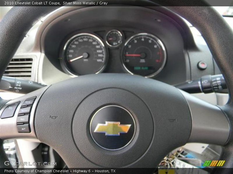 Silver Moss Metallic / Gray 2010 Chevrolet Cobalt LT Coupe