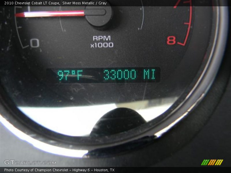 Silver Moss Metallic / Gray 2010 Chevrolet Cobalt LT Coupe