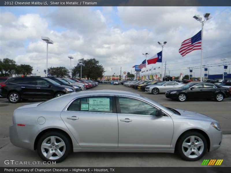 Silver Ice Metallic / Titanium 2012 Chevrolet Malibu LS