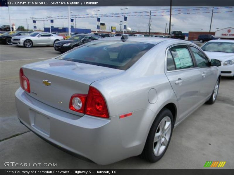 Silver Ice Metallic / Titanium 2012 Chevrolet Malibu LS