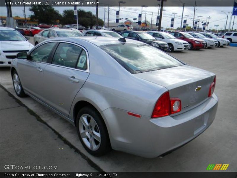 Silver Ice Metallic / Titanium 2012 Chevrolet Malibu LS