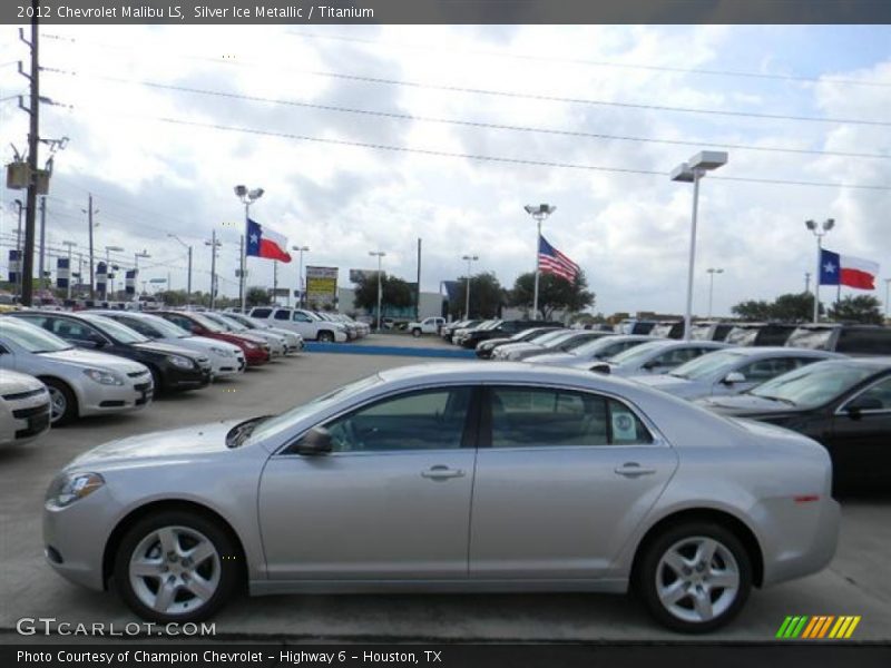 Silver Ice Metallic / Titanium 2012 Chevrolet Malibu LS