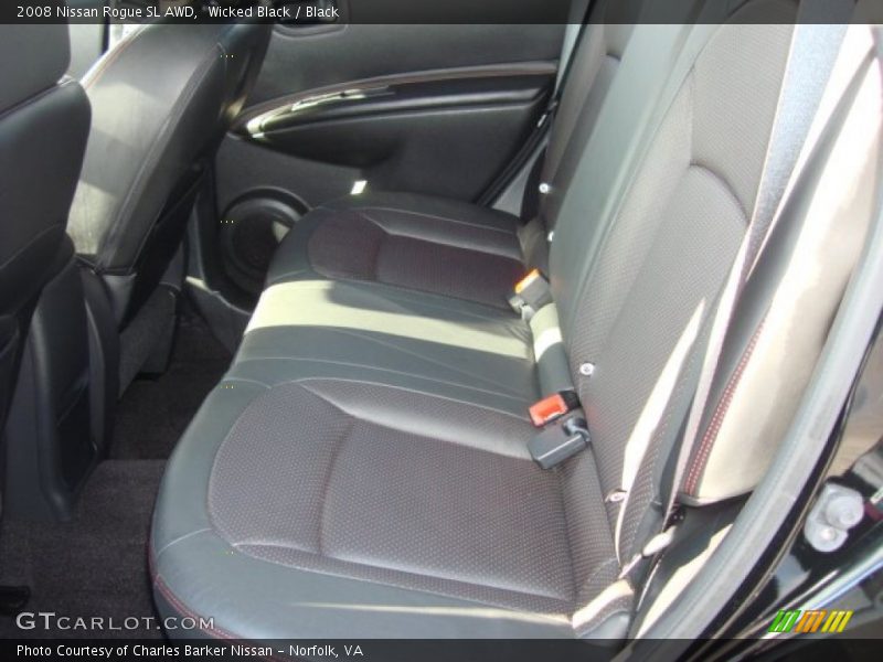 Wicked Black / Black 2008 Nissan Rogue SL AWD