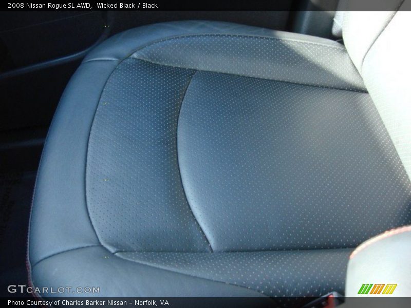 Wicked Black / Black 2008 Nissan Rogue SL AWD