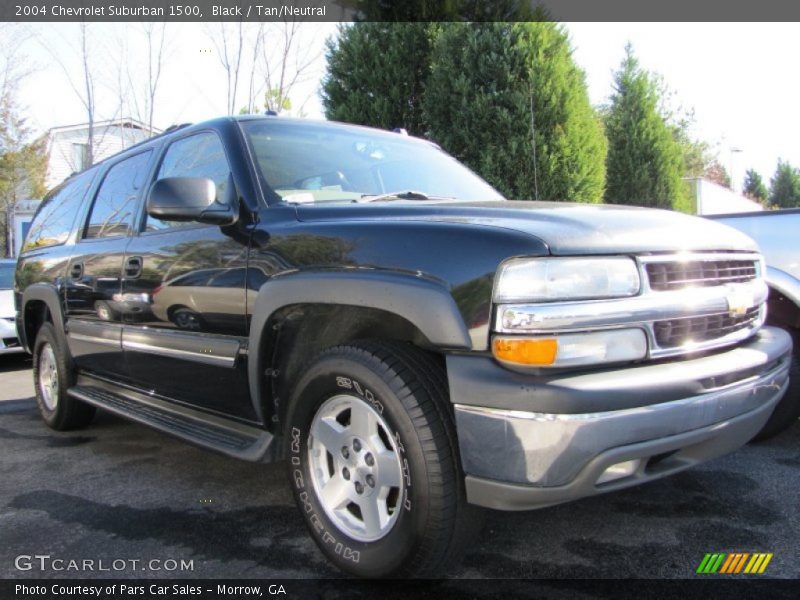 Black / Tan/Neutral 2004 Chevrolet Suburban 1500