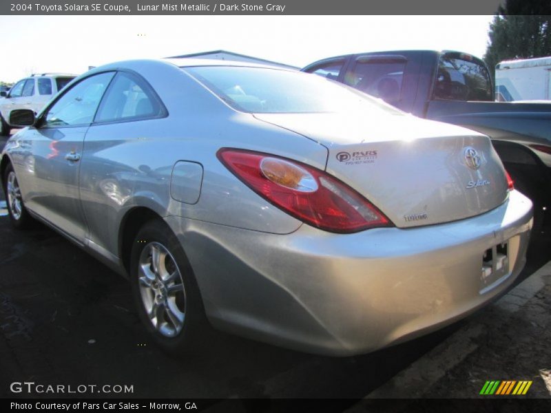 Lunar Mist Metallic / Dark Stone Gray 2004 Toyota Solara SE Coupe