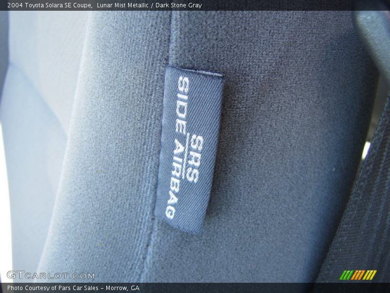 Lunar Mist Metallic / Dark Stone Gray 2004 Toyota Solara SE Coupe