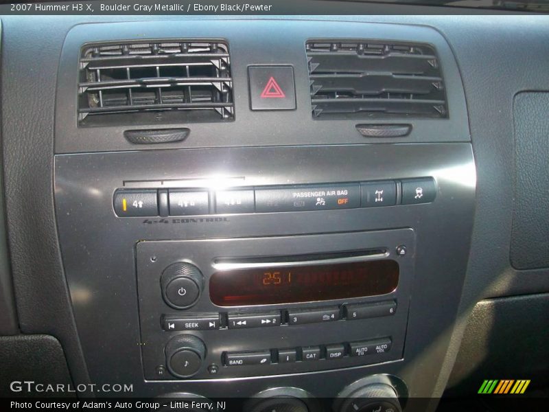Boulder Gray Metallic / Ebony Black/Pewter 2007 Hummer H3 X
