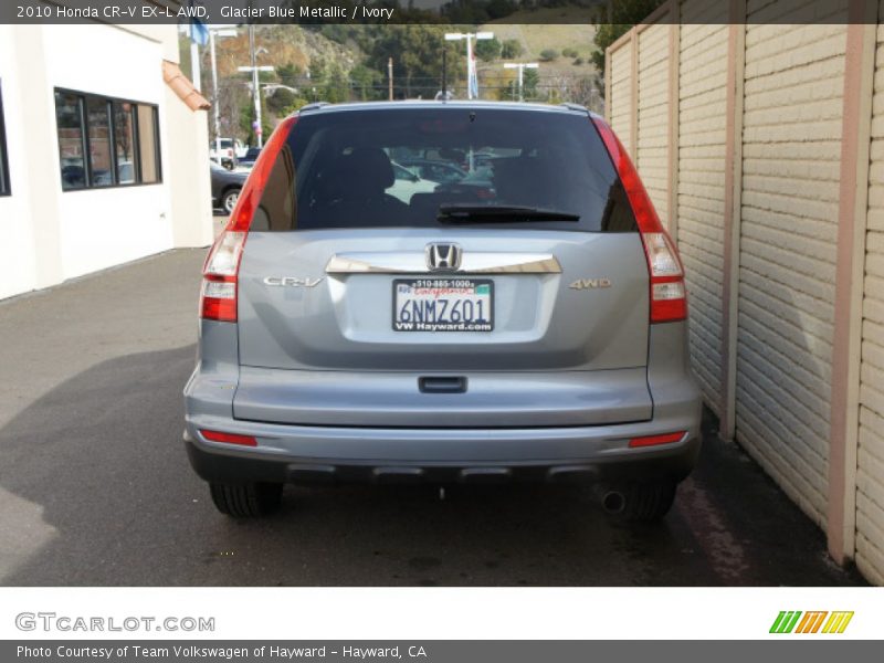 Glacier Blue Metallic / Ivory 2010 Honda CR-V EX-L AWD