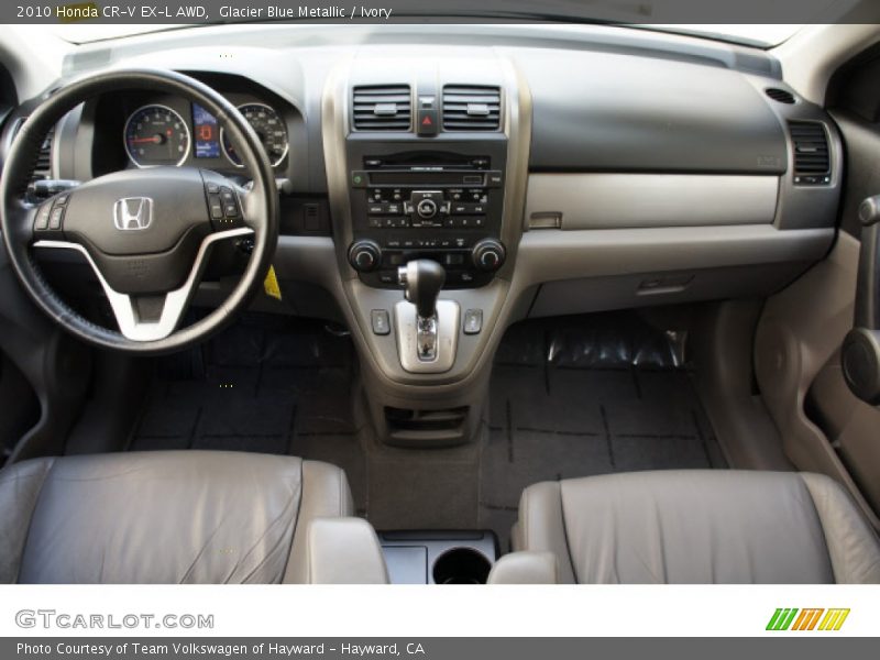 Glacier Blue Metallic / Ivory 2010 Honda CR-V EX-L AWD