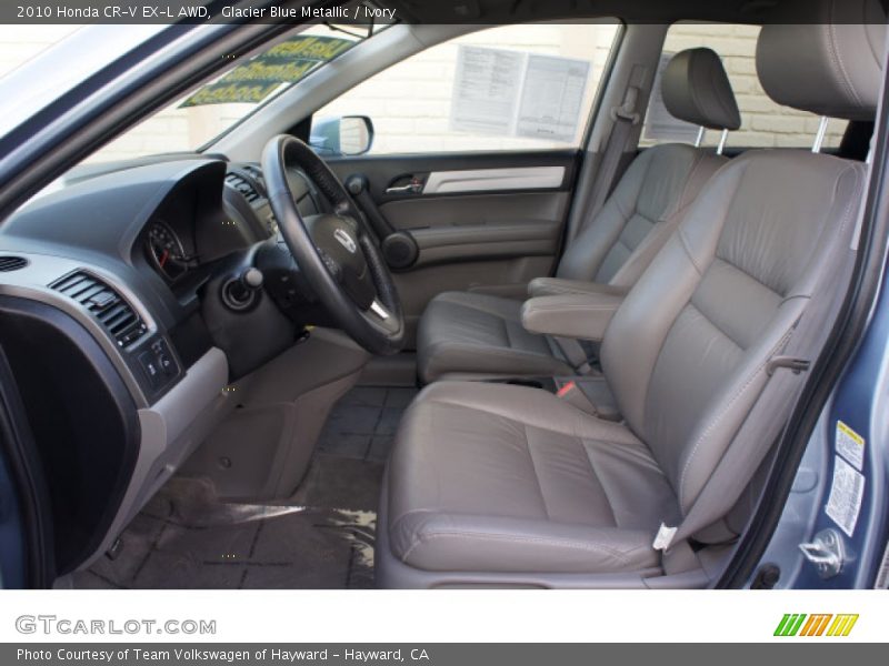 Glacier Blue Metallic / Ivory 2010 Honda CR-V EX-L AWD