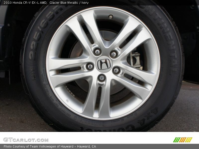 Glacier Blue Metallic / Ivory 2010 Honda CR-V EX-L AWD