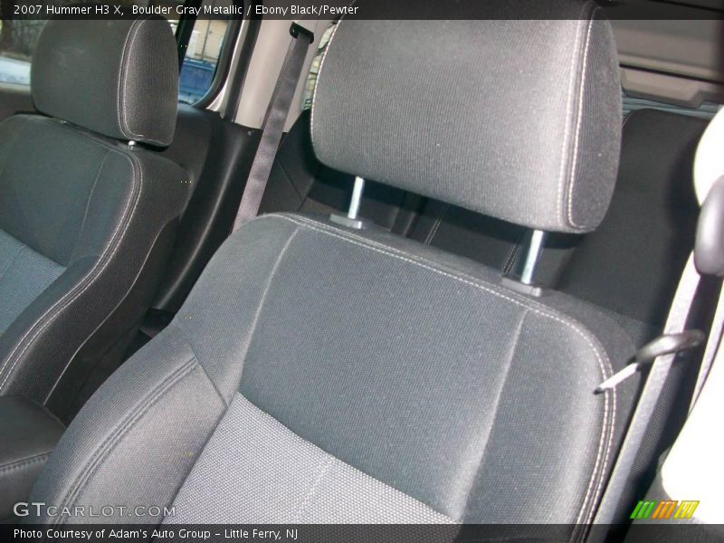 Boulder Gray Metallic / Ebony Black/Pewter 2007 Hummer H3 X
