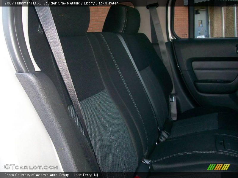 Boulder Gray Metallic / Ebony Black/Pewter 2007 Hummer H3 X