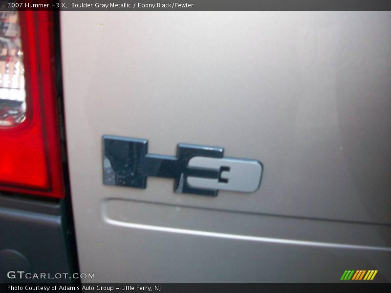 Boulder Gray Metallic / Ebony Black/Pewter 2007 Hummer H3 X