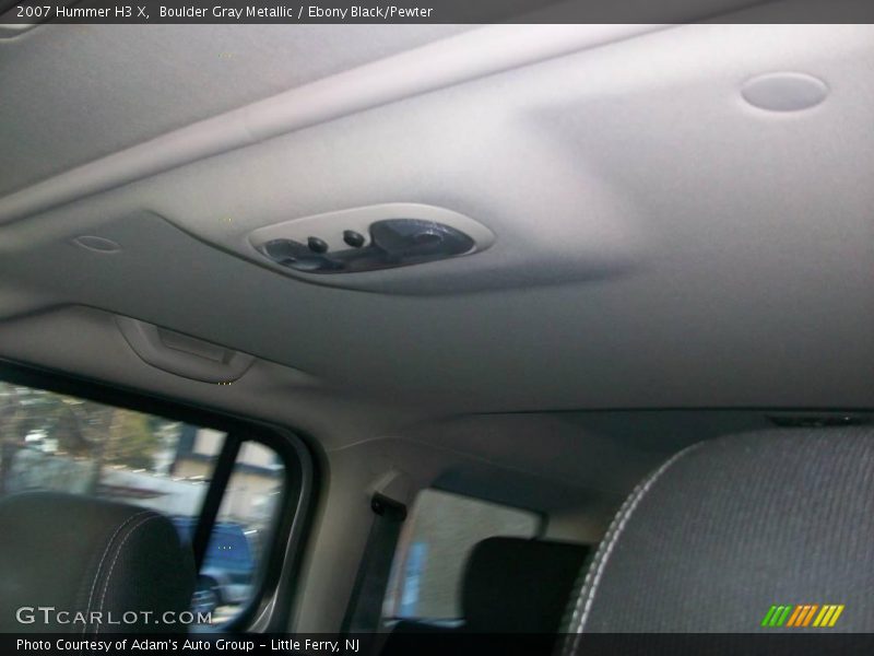 Boulder Gray Metallic / Ebony Black/Pewter 2007 Hummer H3 X