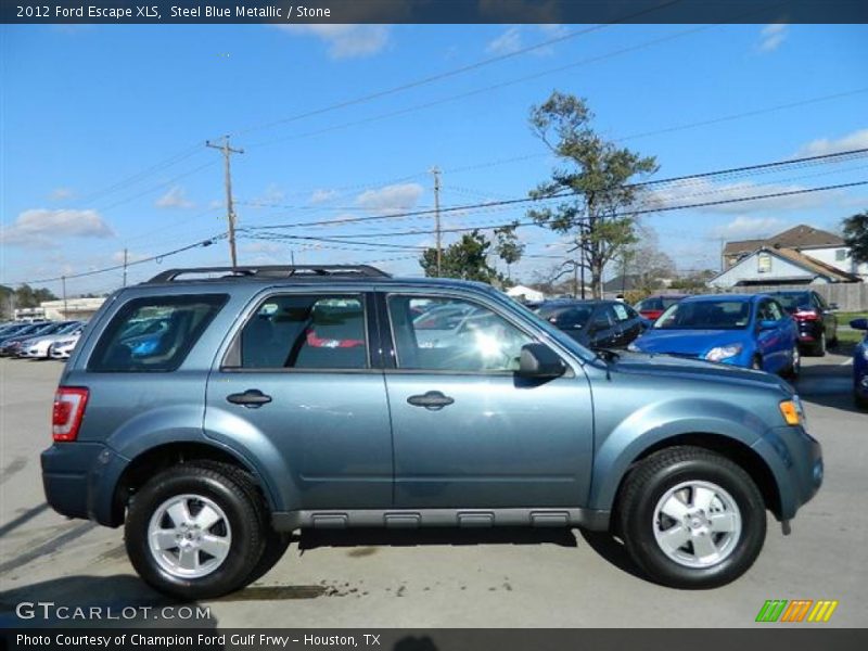Steel Blue Metallic / Stone 2012 Ford Escape XLS