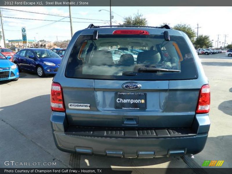 Steel Blue Metallic / Stone 2012 Ford Escape XLS