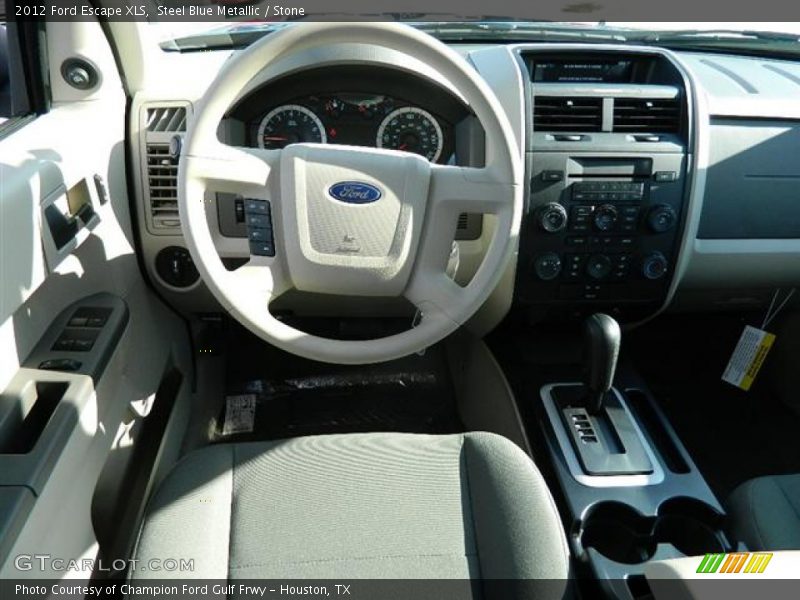 Steel Blue Metallic / Stone 2012 Ford Escape XLS