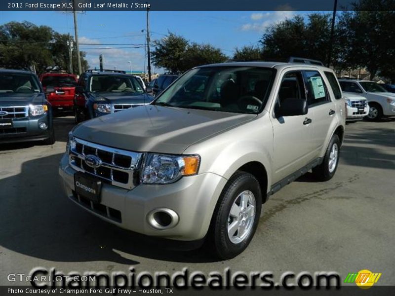 Gold Leaf Metallic / Stone 2012 Ford Escape XLS