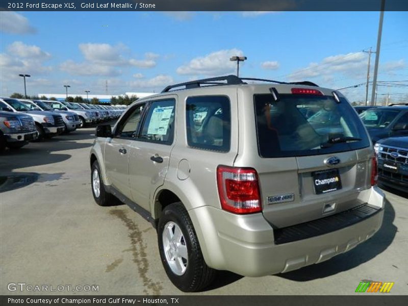 Gold Leaf Metallic / Stone 2012 Ford Escape XLS