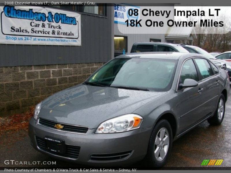 Dark Silver Metallic / Gray 2008 Chevrolet Impala LT