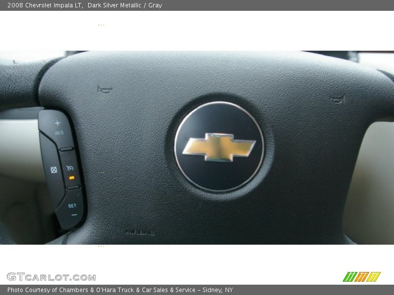 Dark Silver Metallic / Gray 2008 Chevrolet Impala LT