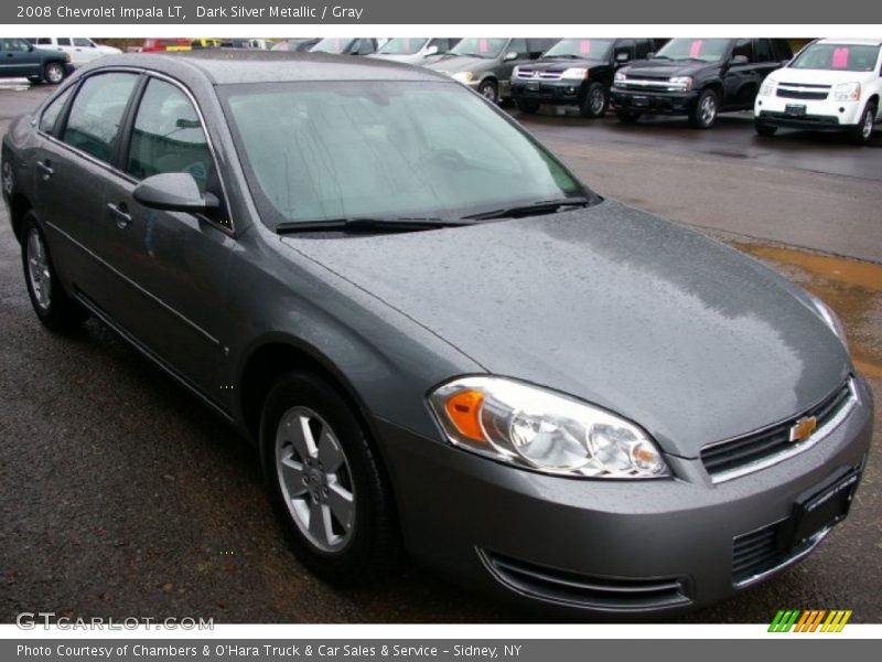 Dark Silver Metallic / Gray 2008 Chevrolet Impala LT