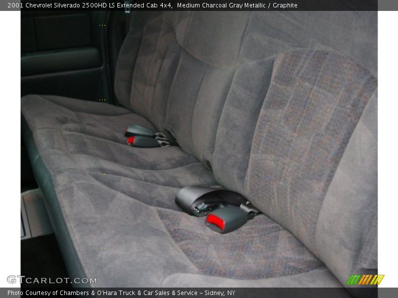Medium Charcoal Gray Metallic / Graphite 2001 Chevrolet Silverado 2500HD LS Extended Cab 4x4