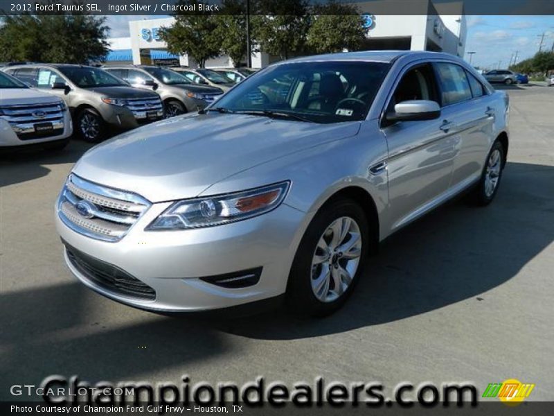 Ingot Silver / Charcoal Black 2012 Ford Taurus SEL