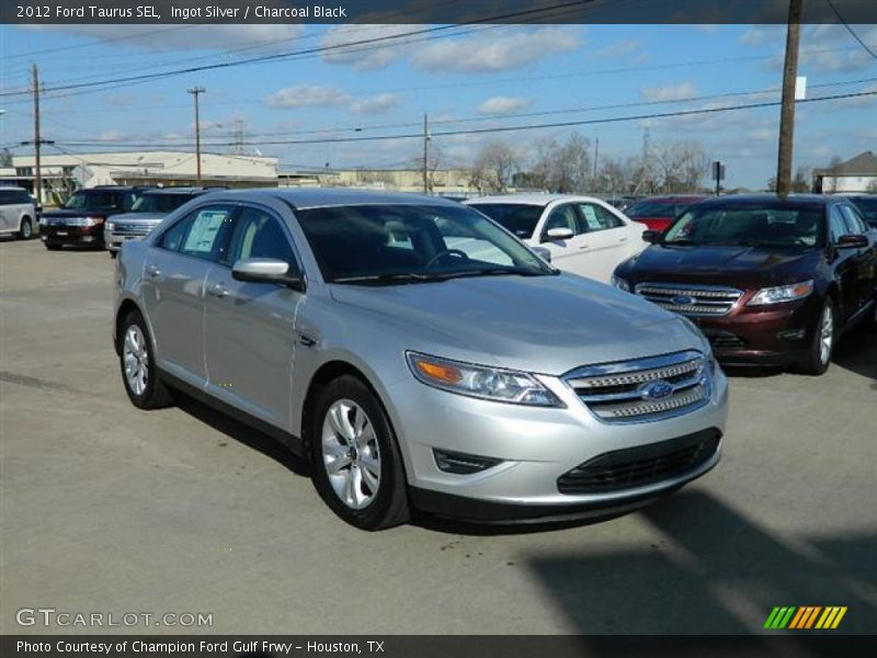 Ingot Silver / Charcoal Black 2012 Ford Taurus SEL