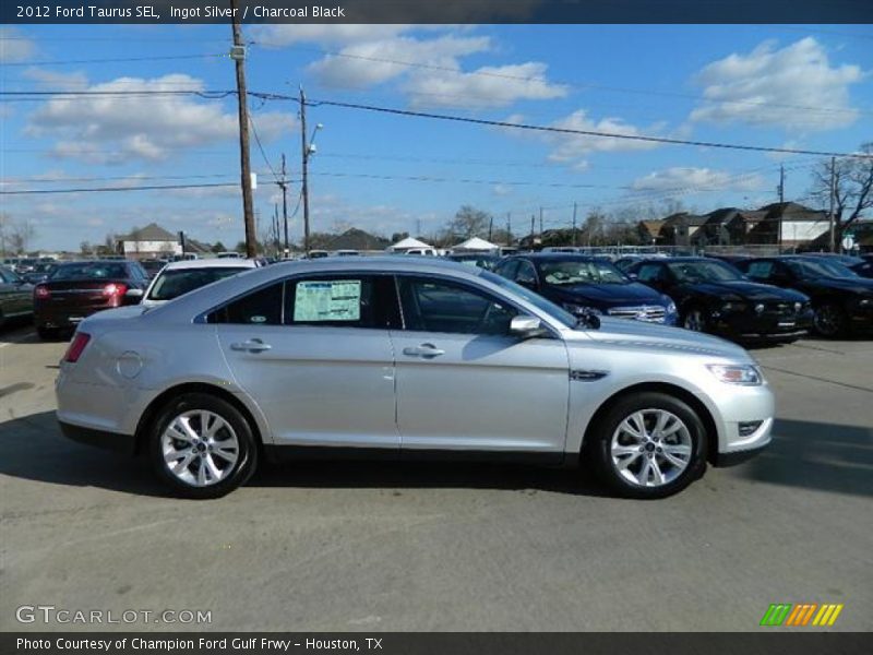 Ingot Silver / Charcoal Black 2012 Ford Taurus SEL