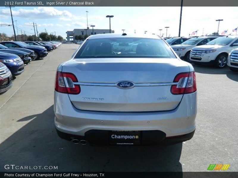 Ingot Silver / Charcoal Black 2012 Ford Taurus SEL