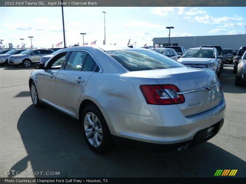 Ingot Silver / Charcoal Black 2012 Ford Taurus SEL