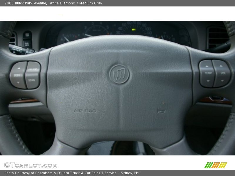 White Diamond / Medium Gray 2003 Buick Park Avenue