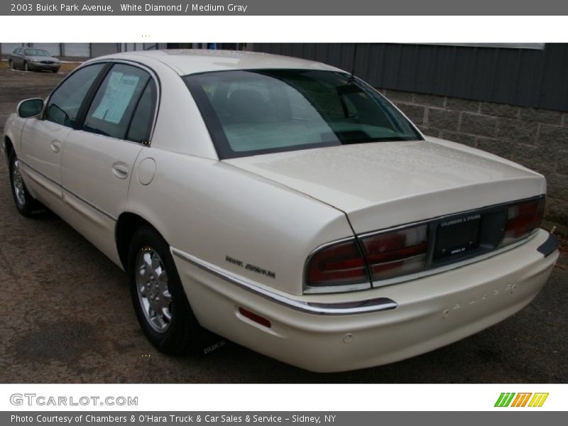 White Diamond / Medium Gray 2003 Buick Park Avenue