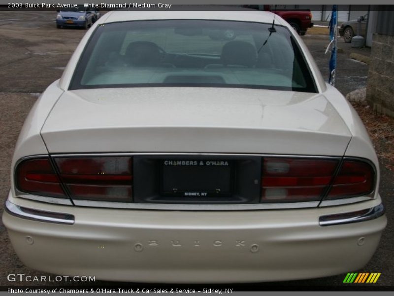 White Diamond / Medium Gray 2003 Buick Park Avenue