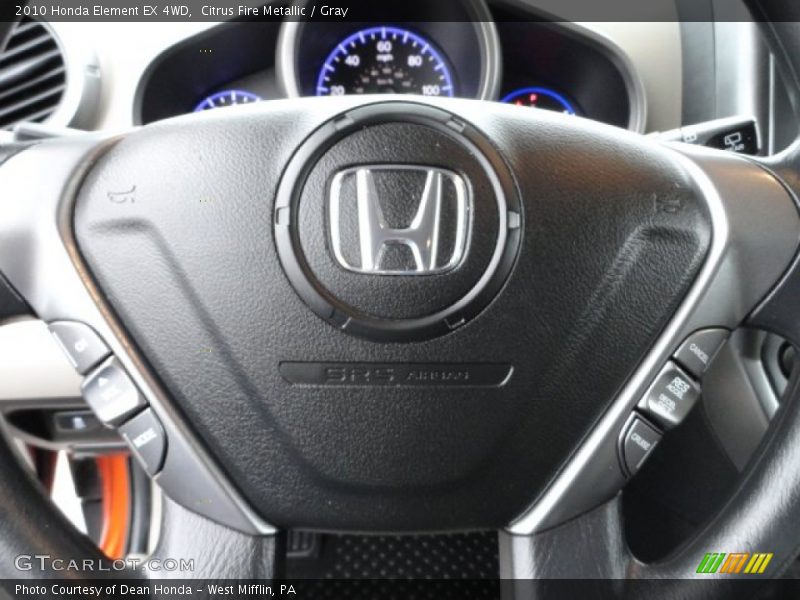 Citrus Fire Metallic / Gray 2010 Honda Element EX 4WD