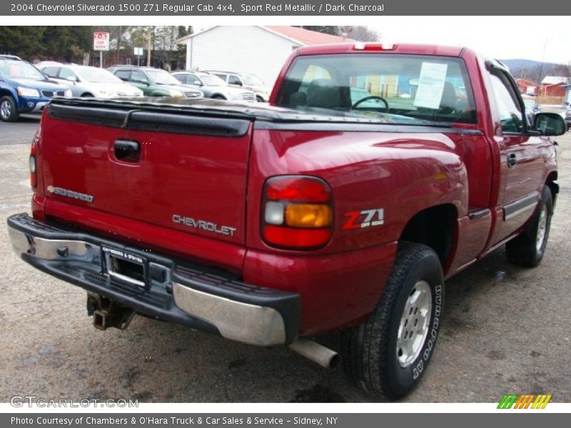 Sport Red Metallic / Dark Charcoal 2004 Chevrolet Silverado 1500 Z71 Regular Cab 4x4